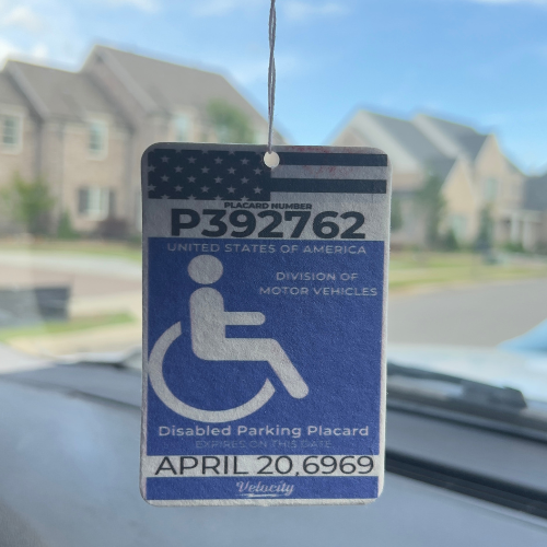 HANDICAP AIR FRESHENER (1pc) - (LIMITED TIME ONLY- 450 ENTRIES)